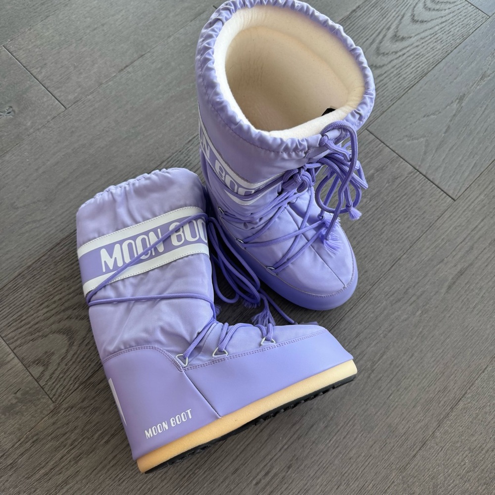 Moon Boot Lavender Snow Boots